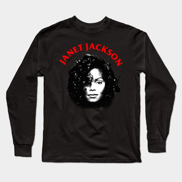 Janet - Engraving Long Sleeve T-Shirt by Parody Merch